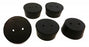 GSC International 2-Hole Rubber Stoppers - STOPPER RUBBER, SIZE 11, 2-HOLE - RS-11-2