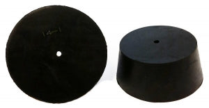 GSC International 1-Hole Rubber Stoppers - STOPPER RUBBER, SIZE 14, 1-HOLE - RS-14-1