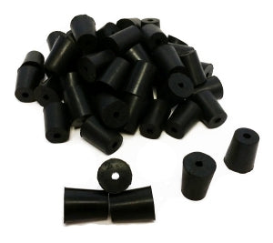 GSC International 1-Hole Rubber Stoppers - STOPPER RUBBER, SIZE 2, 1-HOLE - RS-2-1