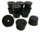 GSC International 1-Hole Rubber Stoppers - STOPPER RUBBER, SIZE 8, 1-HOLE - RS-8-1