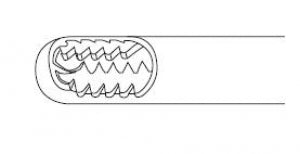 Circon / Gyrus ACMI diego System Sinus Application Blades - Diego Turbinator Blade, Serrated, 2 mm - 70138033