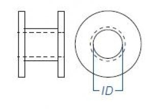 Circon / Gyrus ACMI Sheehy-Type Collar Button Vent Tubes - Sheeny Collar Button, 1.27mm - 70145971