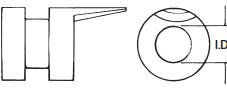 Olympus Amer Donaldson Vent Tubes (Ultrasil) - Donaldson Vent Ear Tube, Ultrasil, 1.14 mm - 70241015