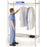 Garment Rack with Bottom Shelf Freestanding Garment Rack - 60"W x 24"D x 86"H