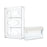 Glove Dispenser/Tissue Box Holder Combo Quad Glove Dispenser Tissue Box Holder Combo