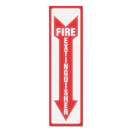 Fire Extinguisher Glow in the Dark Sign Fire Extinguisher