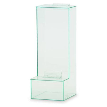 Green Acrylic Culture Tube Dispenser Holds 12mm x 75mm Tubes - 3.5"W x 7.63"D x 12.13"H