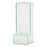 Green Acrylic Culture Tube Dispenser Holds 15mL Conical Fuge Tubes - 5.5"W x 6.06"D x 14.5"H