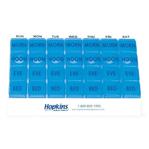 Hopkins Extra Capacity Weekly Pill Planner - Weekly Pill Planner with Extra Capacity - 620555-HOP