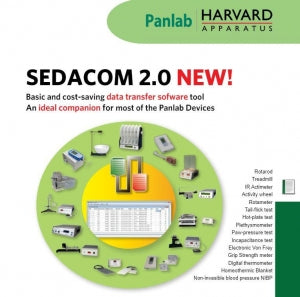 Harvard Apparatus Rota Rod for Motor Coordination in Rodents - SOFTWARE, SEDACOM V2.0 DATA ACQUISITION - 76-0406