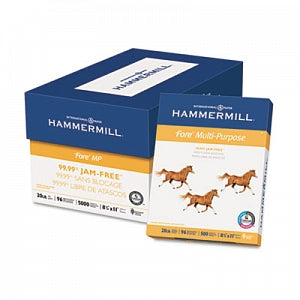 Hammermill Fore MP Multipurpose Paper - Multipurpose Print Paper, 96 Bright, 20 lb., 8-1/2" x 11", White - 10326-7