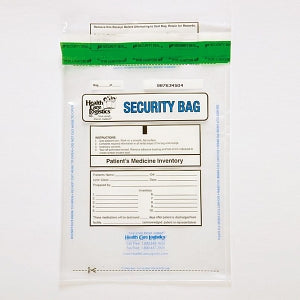 Healthcare Logistics Patient Medicine Inventory Bags - Patient's Medicine Inventory Bags, Clear, 9" x 12" - 10457