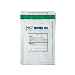 Health Care Logistics Traceability / Chain-of-Custody Security Bags - Alert Void Security Bags, White, 10" x 14" - 10477