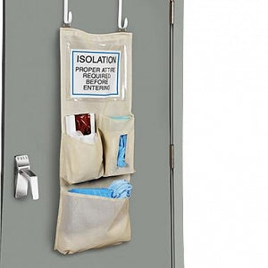 Health Care Logistics Isolation 15.25" x 37" Door Caddy - Isolation Door Caddy, HCK - 10978