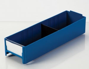 Health Care Logistics Patient Bins - Patient Bin, Blue, 3" x 2" x 11" - 1305B