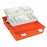 Health Care Logistics Emergency Boxes - BOX, EMERGENCY, 2 TRAY, ORANGE - 1800