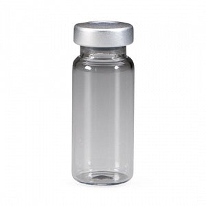 Healthcare Logistics Empty Sterile Vials - Empty Sterile Vial with Silver Cap, 10 mL - 18493