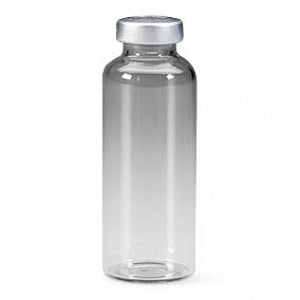 Healthcare Logistics Empty Sterile Vials - Empty Sterile Vial with Silver Cap, 30 mL - 18494