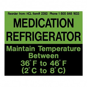 Health Care Logistics Health Care Logistics Medication Refrigerator Magnets - Medication Refrigerator Magnet, 3-5/8" x 3" - 2392