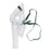 Medline Disposable Oxygen Masks with Standard Connector - Adult Venturi Mask with Single Dial, 7' Tubing and Standard Connectors - HCS121E