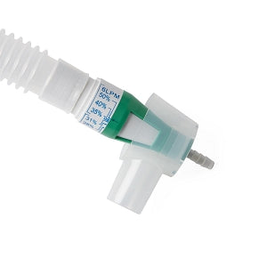 Medline Disposable Oxygen Masks with Standard Connector - VENTURI, 6"CORRTUBE, SINGLE DIAL, O2TUBE, SC - HCS123E