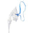 Medline Disposable Handheld Nebulizer Kits with Mask - Disposable Handheld Nebulizer Kit with Upstream Nebulizer, Adult Mask, 7' Tubing and Standard Connector - HCS4485