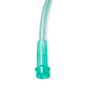 Medline Green Oxygen Tubing with Standard Connector - Green Crush-Resistant Oxygen Tubing, 7', Standard Connector - HCS4507G