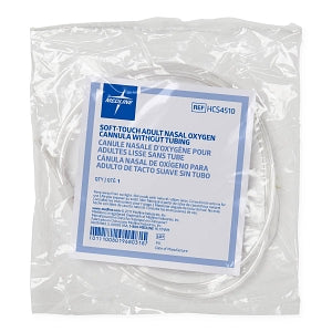 Medline Soft-Touch Oxygen Cannulas with Standard Connector - Adult Soft-Touch Nasal Cannula - HCS4510