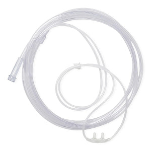 Medline Soft-Touch Oxygen Cannulas with Standard Connector - Pediatric Soft-Touch Nasal Cannula with 7' Tubing and Standard Connectors - HCS4518