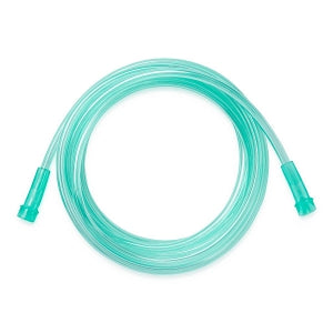 Medline Green Oxygen Tubing with Standard Connector - Green Crush-Resistant Oxygen Tubing, 14', Standard Connector - HCS4524G