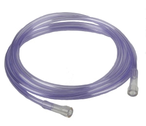 Medline Violet Oxygen Tubing with Standard Connector - Violet Crush-Resistant Oxygen Tubing, 50', Standard Connector - HCS4550VB