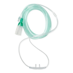 Medline CO2 Sampling Cannulas - CO2 Sampling Cannula, 7' O2 Tubing, 4" CO2 Tubing, Green, Adult - HCS4561