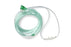 Medline CO2 Sampling Cannulas - CO2 Sampling Cannula, 7' O2 Tubing, 7' CO2 Tubing, Adult, Green - HCS4568B