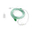 Medline CO2 Sampling Cannulas - CO2 Sampling Cannula, 7' O2 Tubing, 7' CO2 Tubing, Adult, Green - HCS4568FB