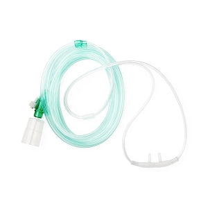 Medline SuperSoft CO2 Cannulas - SuperSoft CO2 Sampling Cannula, 7' O2 Tubing, 7' CO2 Tubing, Male, Standard - HCS4571S