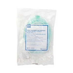 Medline CO2 Sampling Cannulas - CO2 Sampling Cannula, 7' O2 Tubing, 7' CO2 Tubing, Adult, Standard - HCS4571