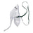 Medline Disposable Oxygen Masks with Standard Connector - Medium-Concentration Adult Mask with 7' Tubing and Standard Connectors - HCS4600B