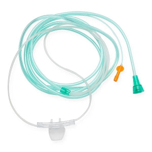 Medline MicroFilter CO2 Sampling and O2 Delivery Cannulas - MicroFilter CO2 Cannula, Adult, 14', Oral / Nasal - HCS4614MO