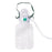 Medline Disposable Oxygen Masks with Standard Connector - Total Non-Rebreather Adult Mask with Reservoir Bag, Safety Vent, Check Valve, 7' Tubing and Standard Connectors - HCS4670B