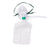 Medline Disposable Oxygen Masks with Standard Connector - Total Non-Rebreather Pediatric Mask with Reservoir Bag, Safety Vent, Check Valve, 7' Tubing and Standard Connectors - HCS4675B