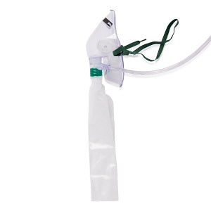 Medline Disposable Oxygen Masks with Standard Connector - Adult 3-in-1 Mask with 7' Tubing and Standard Connectors - HCS4680B