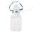 Medline Disposable Oxygen Masks with Standard Connector - Adult 3-in-1 Mask with 7' Tubing and Standard Connectors - HCS4680B