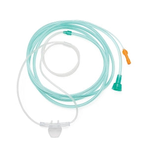 Medline MicroFilter CO2 Sampling and O2 Delivery Cannulas - MicroFilter CO2 Cannula, Pediatric, 14', Nasal - HCS4714MN