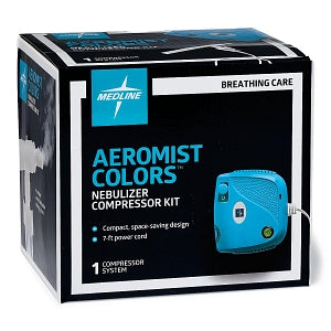 Medline Aeromist Color Nebulizer Compressors - Aeromist Nebulizer Compressor, Blue, Compact - HCS70004BL