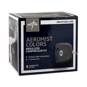 Medline Aeromist Color Nebulizer Compressors - Aeromist Nebulizer Compressor, Charcoal - HCS70004C