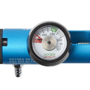 Medline Oxygen Regulators - Best-Valued Mini Oxygen Regulator, 0-15 LPM, CGA 870 Connection - HCSB8715M