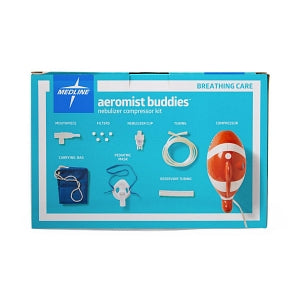 Medline Pediatric Aeromist Buddies Nebulizer Compressors and Accessories - Aeromist Buddies Nebulizer Compressor with Carry Bag, Fish Character - FISHNEB