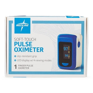 Medline Soft-Touch Finger Pulse Oximeters - Soft Touch Fingertip Pulse Oximeter, LED Display - HCSM70C