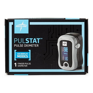 Medline pulSTAT Finger Pulse Oximeter - pulSTAT Fingertip Pulse Oximeter with Multi-Directional Display - HCSM70D