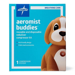 Medline Pediatric Aeromist Buddies Nebulizer Compressors and Accessories - Aeromist Buddies Nebulizer Compressor, Puppy Character - HCSPUPPYRD